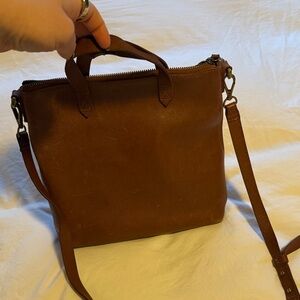 Madewell Brown Leather Crossbody Bag